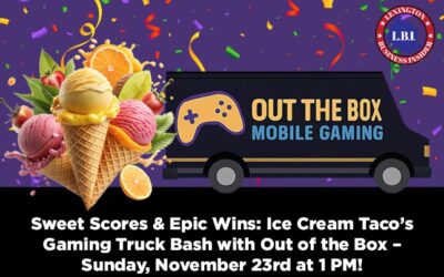 Sweet Scores & Epic Wins: IceCream Taco’s Gaming Truck Bash with Out of the Box – Sunday, November 23rd at 1 PM!